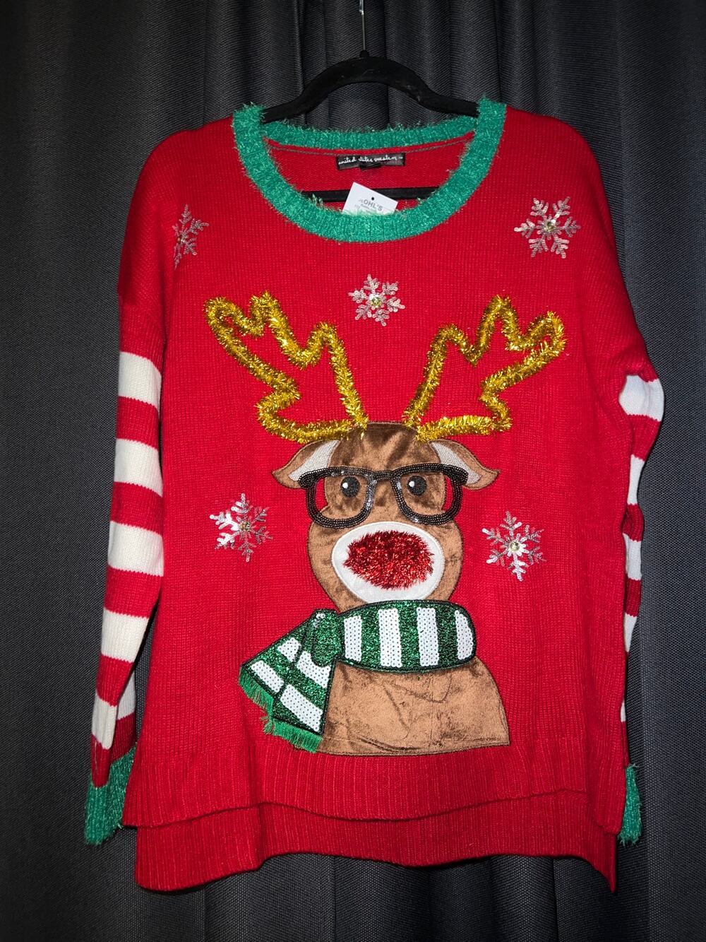 Ugly Christmas Sweater Xmas Size Large NWT